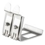 Adattatore per Moduli Keystone 2xRJ45 per guida DIN