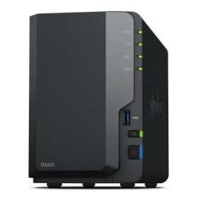 SYNOLOGY NAS TOWER 2BAY 2.5"/3.5" HDD SATA CPU Realtek RTD1619B + 2Gb Ram DDR4 + 2x Gigabit + x3 USB
