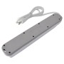 Presa Multipla a 6 Posti Italiana Bipasso/Schuko Spina 16A