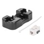 Frutto Keystone Slim Cat.6 per Cavo Rigido con Supporto Punch-Down 25 pz Bianco