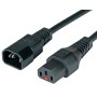 Cavo Prolunga C14 180&deg a C13 180&deg con Blocco IEC 2m