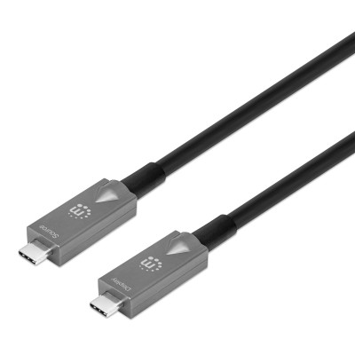 Cavo Ottico Attivo Dati e Video USB 3.2 Gen 2 USB-C&trade M/M Fibra Ottica 4K 10 m