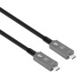 Cavo Ottico Attivo Dati e Video USB 3.2 Gen 2 USB-C&trade M/M Fibra Ottica 4K 7,5 m