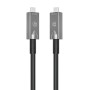 Cavo Ottico Attivo Dati e Video USB 3.2 Gen 2 USB-C&trade M/M Fibra Ottica 4K 10 m