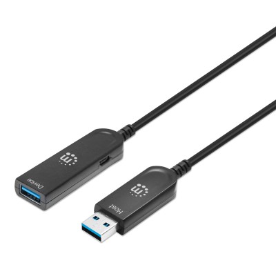 Cavo Ottico Attivo USB 3.2 Gen 2 SuperSpeed+ AOC USB A M/F 50m