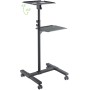 Carrello per Proiettore Notebook Regolabile con Mensola