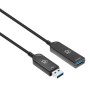 Cavo Ottico Attivo USB 3.2 Gen 2 SuperSpeed+ AOC USB A M/F 50m