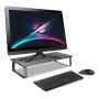 Stand Supporto di Rialzo per Monitor Laptop da Scrivania in Acciaio