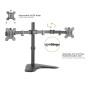 Supporto da scrivania per 2 Monitor 13-32'' con base
