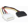 Cavo alimentazione SATA Molex 4pin M/SATA 15pin F
