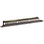 Pannello Patch STP 24 Posti RJ45 19'' 1U Cat.6A Nero