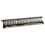 Pannello Patch STP 24 Posti RJ45 19'' 1U Cat.6A Nero