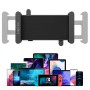Supporto a Pinza VESA 75x75 per Smartphone e Tablet 4,7''-15'' 1kg max. Nero