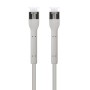 Cavo di rete Patch in Rame Cat. 6A F/FTP Pieghevole FlexiBoot Slim Grigio 0,5 m