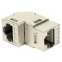 Accoppiatore RJ45 F/F 90&deg Cat.6A Schermato