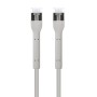 Cavo di rete Patch in Rame Cat. 6A F/FTP Pieghevole FlexiBoot Slim Grigio 2 m