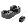 Frutto Keystone Slim Cat.6 per Cavo Rigido con Supporto Punch-Down 25 pz Nero