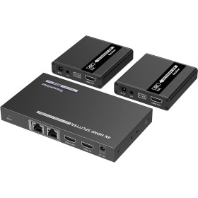 Splitter HDMI 2 vie con Extender su Cavo di Rete 4K fino a 70 metri