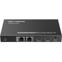 Splitter HDMI 2 vie con Extender su Cavo di Rete 4K fino a 70 metri