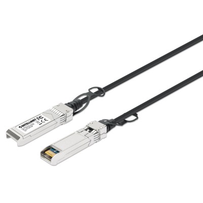 Cavo in Rame Twinax DAC Passivo con Connettori SFP+ 10Gb 2m Nero
