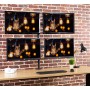 Supporto da scrivania per 4 Monitor 13-27'' con morsetto