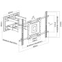 Supporto a Muro per TV LED LCD 65-110'' Full-Motion
