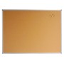 Bacheca Lavagna in Sughero Cornice in Alluminio Anodizzato 60x90 cm