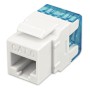 Frutto Keystone RJ45 UTP Cat.6 180&deg Bianco