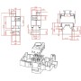 Frutto Keystone RJ45 Cat.6A STP Tooless