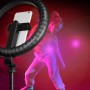 Luce LED 26RGB Anello &oslash25cm con Treppiede Estensibile Selfie Stick
