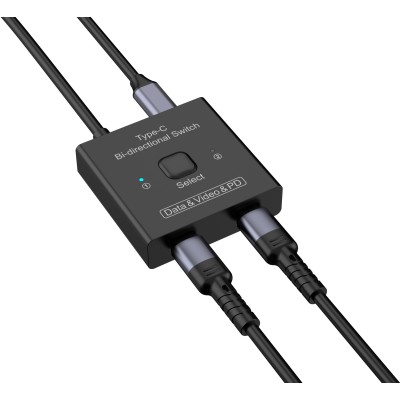 Switch Bidirezionale 8K USB-C&trade 2 vie