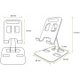 Supporto Universale Porta Smartphone e Tablet Regolabile e Pieghevole