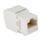 Frutto Keystone RJ45 UTP Cat.6 Tooless Bianco