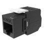 Frutto Keystone RJ45 UTP Cat.6 Tooless Nero