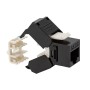 Frutto Keystone RJ45 UTP Cat.6 Tooless Nero