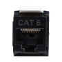 Frutto Keystone RJ45 UTP Cat.6 Tooless Nero