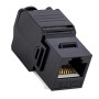 Frutto Keystone RJ45 UTP Cat.6 Tooless Nero
