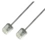 Cavo di rete Patch in Rame Ultra Slim Cat.6 Grigio UTP 3 m