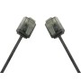 Cavo di rete Patch in Rame Ultra Slim Cat.6 Nero UTP 2 m