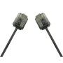 Cavo di rete Patch in Rame Ultra Slim Cat.6 Nero UTP 1,5 m