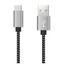 Cavo USB A Maschio 2.0 / USB-C&trade Maschio 3A 0,5 m Alluminio