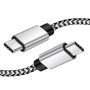 Cavo USB-C&trade Maschio 2.0 / USB-C&trade Maschio 3A 2 m Alluminio