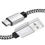 Cavo USB A Maschio 2.0 / USB-C&trade Maschio 2A 2 m Alluminio