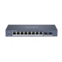 HIKVISION SWITCH L2, SMART MANAGED, 8 GIGABIT RJ45 POE PORTS, 2 GIGABIT RJ45 PORT, 802.3AF/AT, POE P