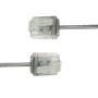 Cavo di rete Patch in Rame Ultra Slim Cat.6 Grigio UTP 1 m