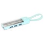 Hub Combo USB 3.0 USB-C&trade e USB-A 4 Porte Verde Trasparente