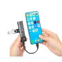 Hub Combo USB 3.0 USB-C&trade e USB-A 4 Porte Nero Trasparente