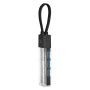 Hub Combo USB 3.0 USB-C&trade e USB-A 4 Porte Nero Trasparente