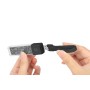 Hub Combo USB 3.0 USB-C&trade e USB-A 4 Porte Nero Trasparente