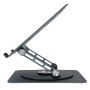 Supporto per Notebook 10-17,3'' Rotazione 360&deg Alluminio